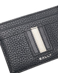 Bally Card-Holder Mid Strip White-Black - 3