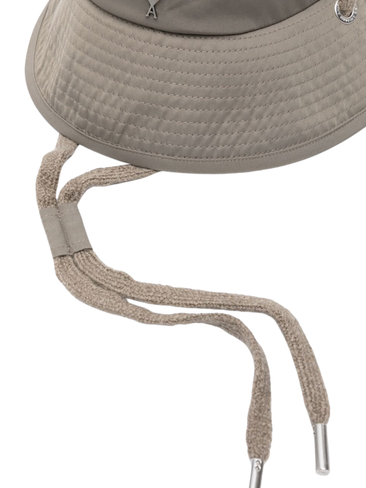 Ami Bucket Hat With String Grey - 2