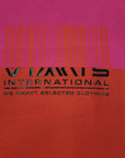 Vtmnts  T-Shirt Logo Washed Red