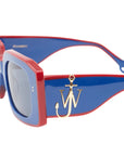 Jw Anderson Sunglasses Bumper Blue-Red
