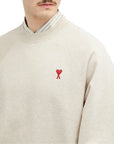 Ami Sweater Logo Heather Sage