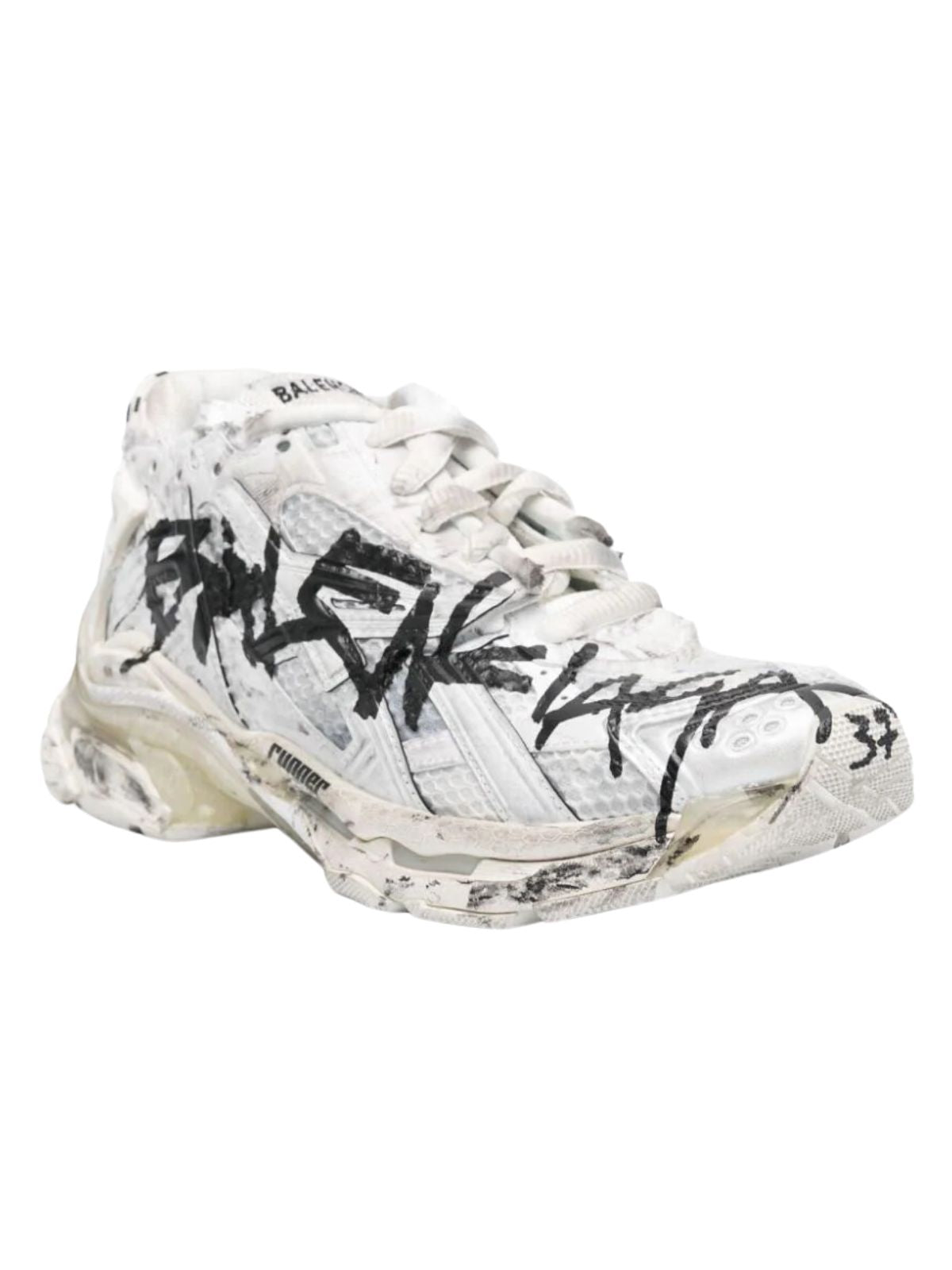 Balenciaga Sneaker Runner Grafitti Print - 3