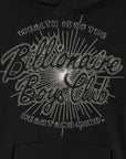 Billionaire Boys Club Sweater Script Logo Chain Stitch Hoodie Black