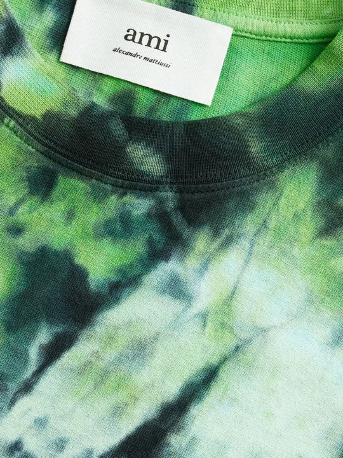 Ami T-Shirt Dyed Green - 3