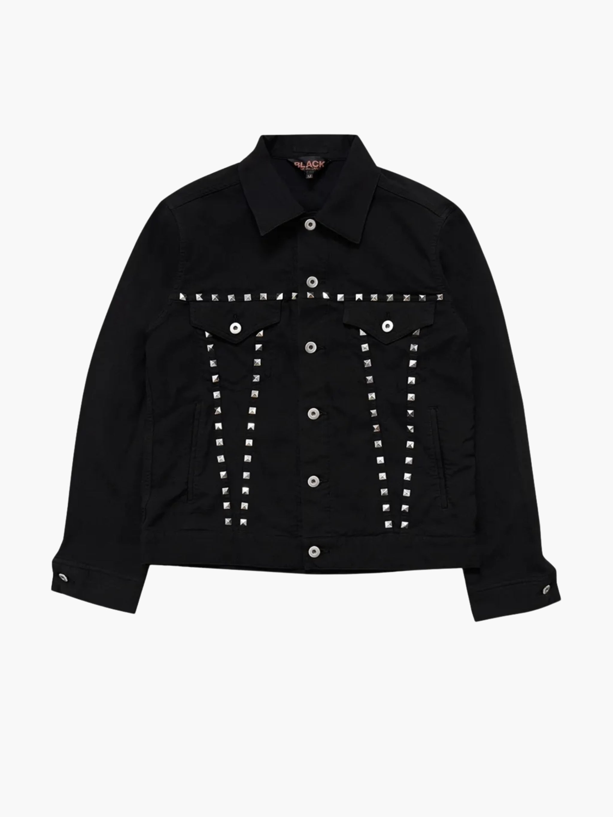 Comme Des Garcons Jacket Studded Trucker Black - AL Capone Premium