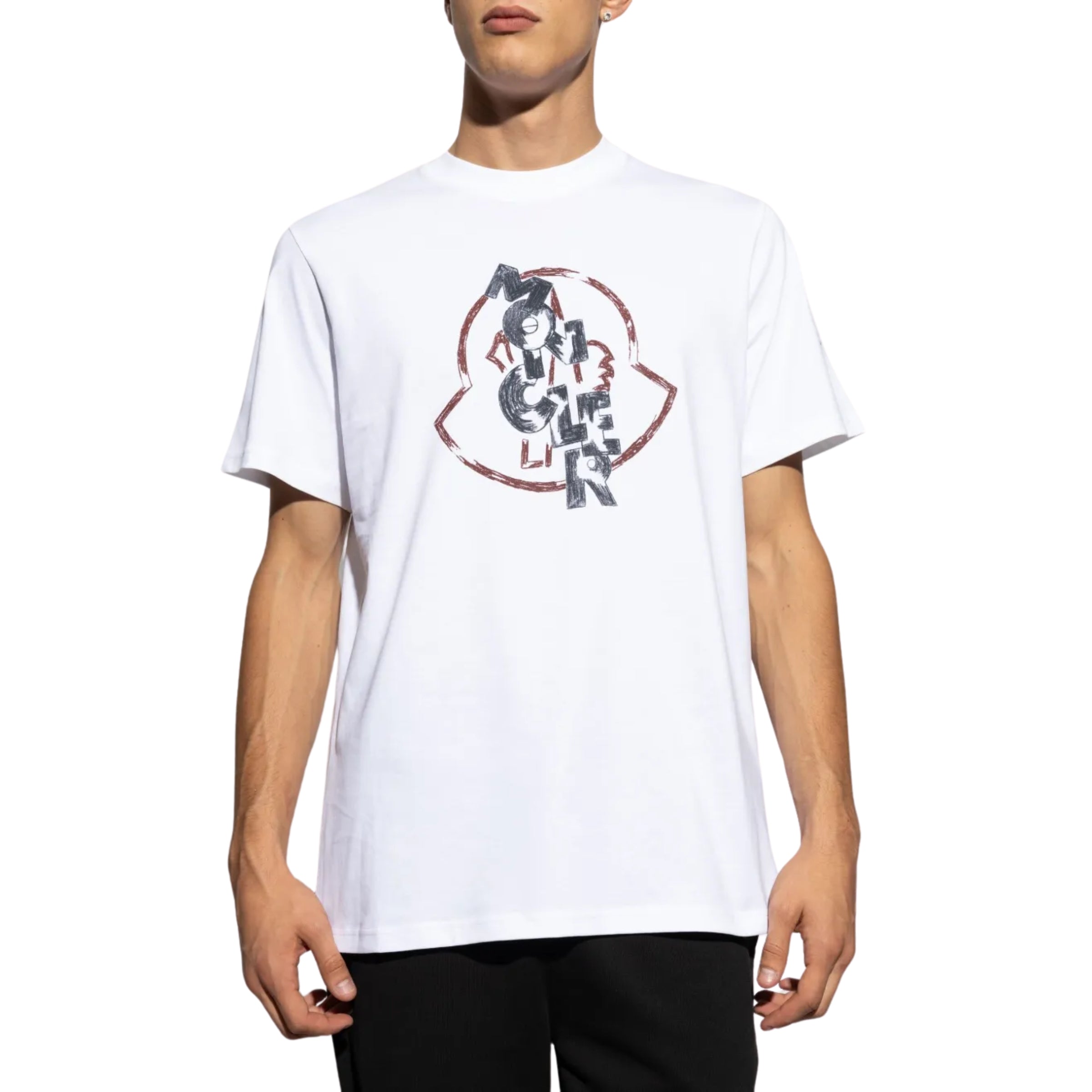 Moncler T-Shirt Logo White – AL Capone Premium