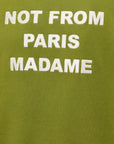 Drole De Monsieur Sweater Slogan Khaki