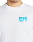 Billionaire Boys Club T-Shirt Small Arch Logo White-Blue