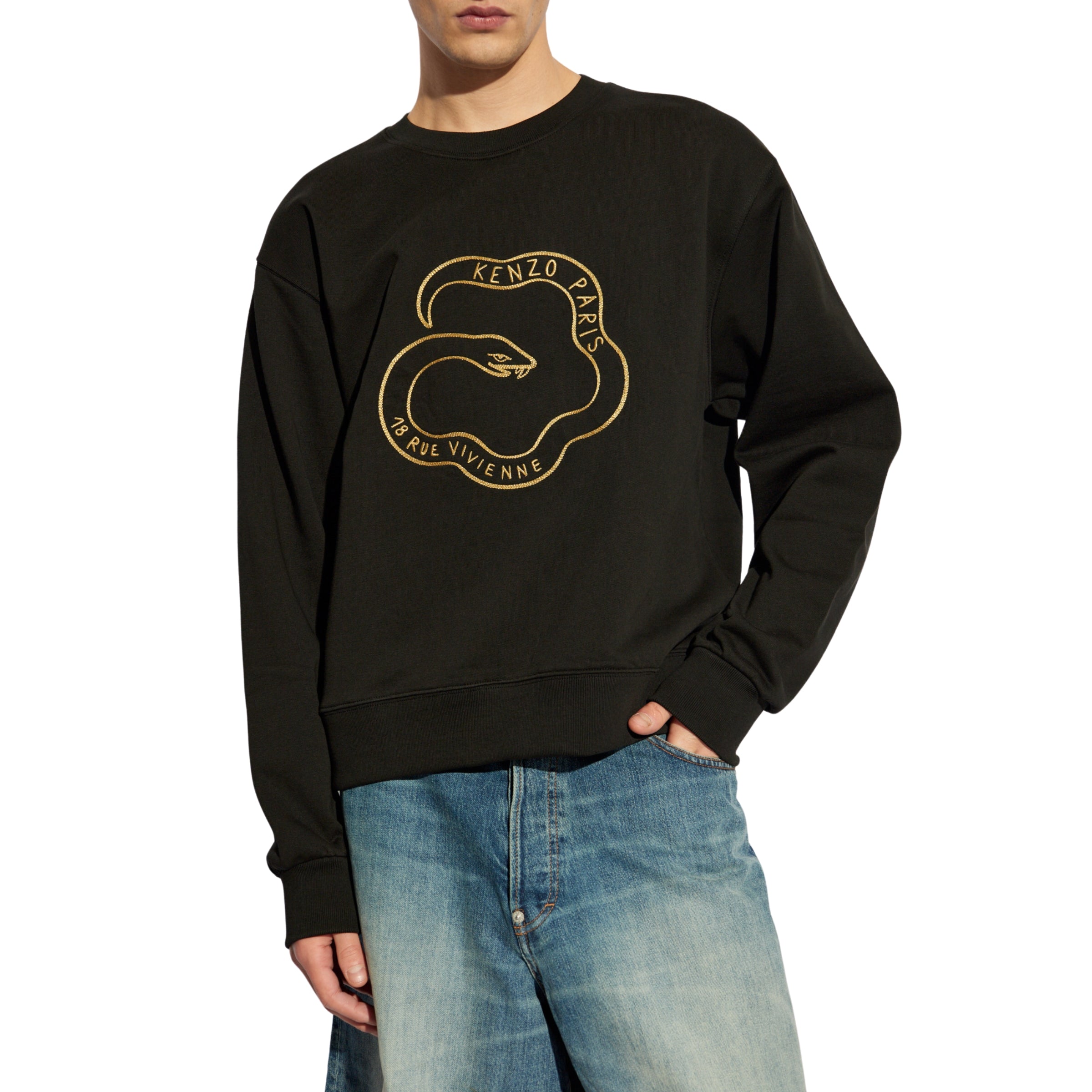 Kenzo Sweater Centre Snake Black – AL Capone Premium