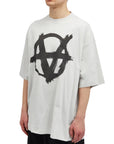 Vetements T-Shirt Logo Anarchy Grey - 3