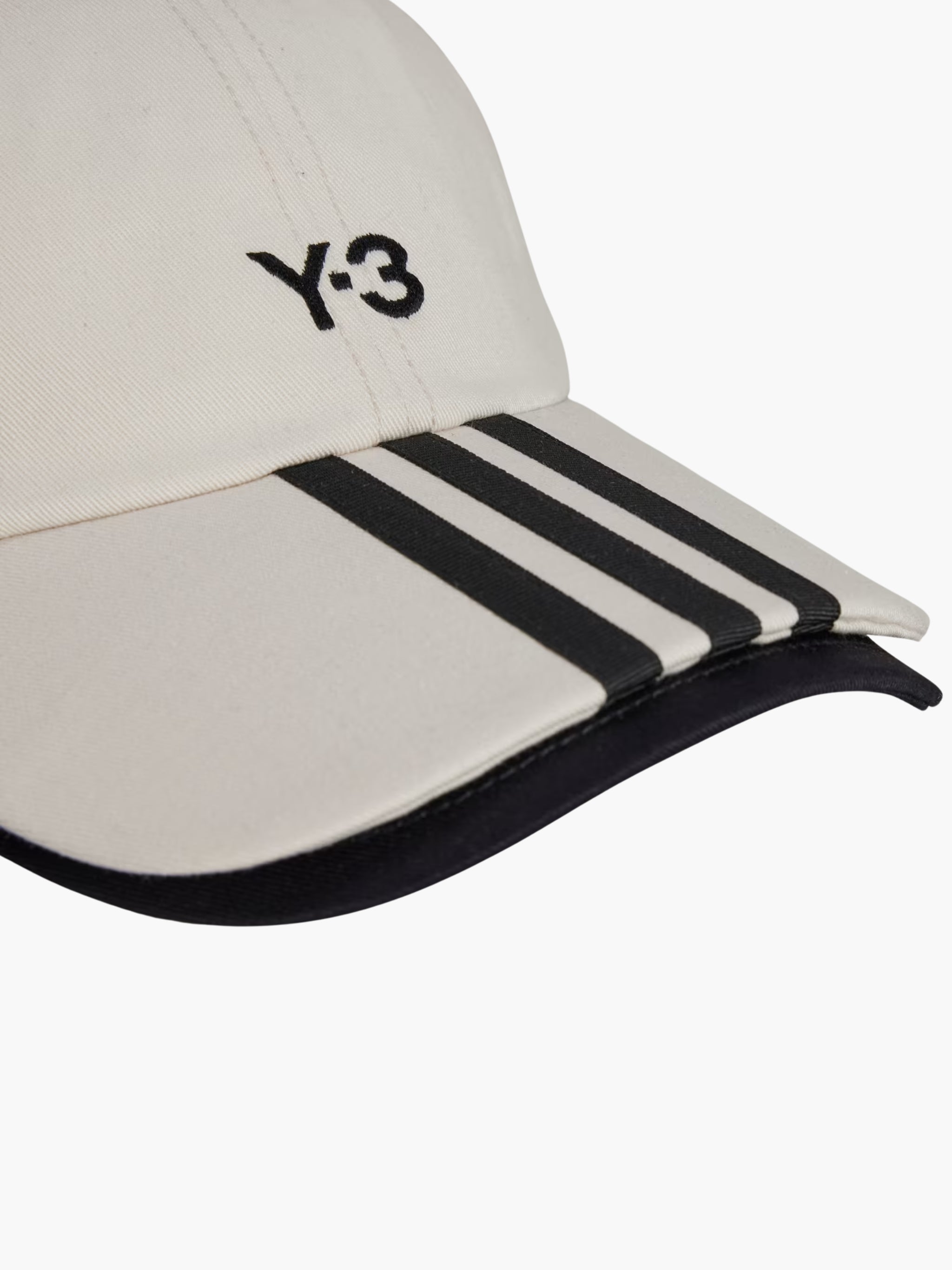 Y-3 Cap 3 Stripes Talc - AL Capone Premium