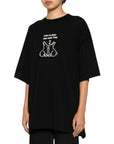 Vetements T-Shirt Kiss Me Black - 3