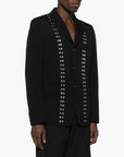 Comme Des Garcons Jacket Studded Blazer Black