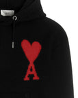 Ami Sweater Big Logo Hoodie Red-Black