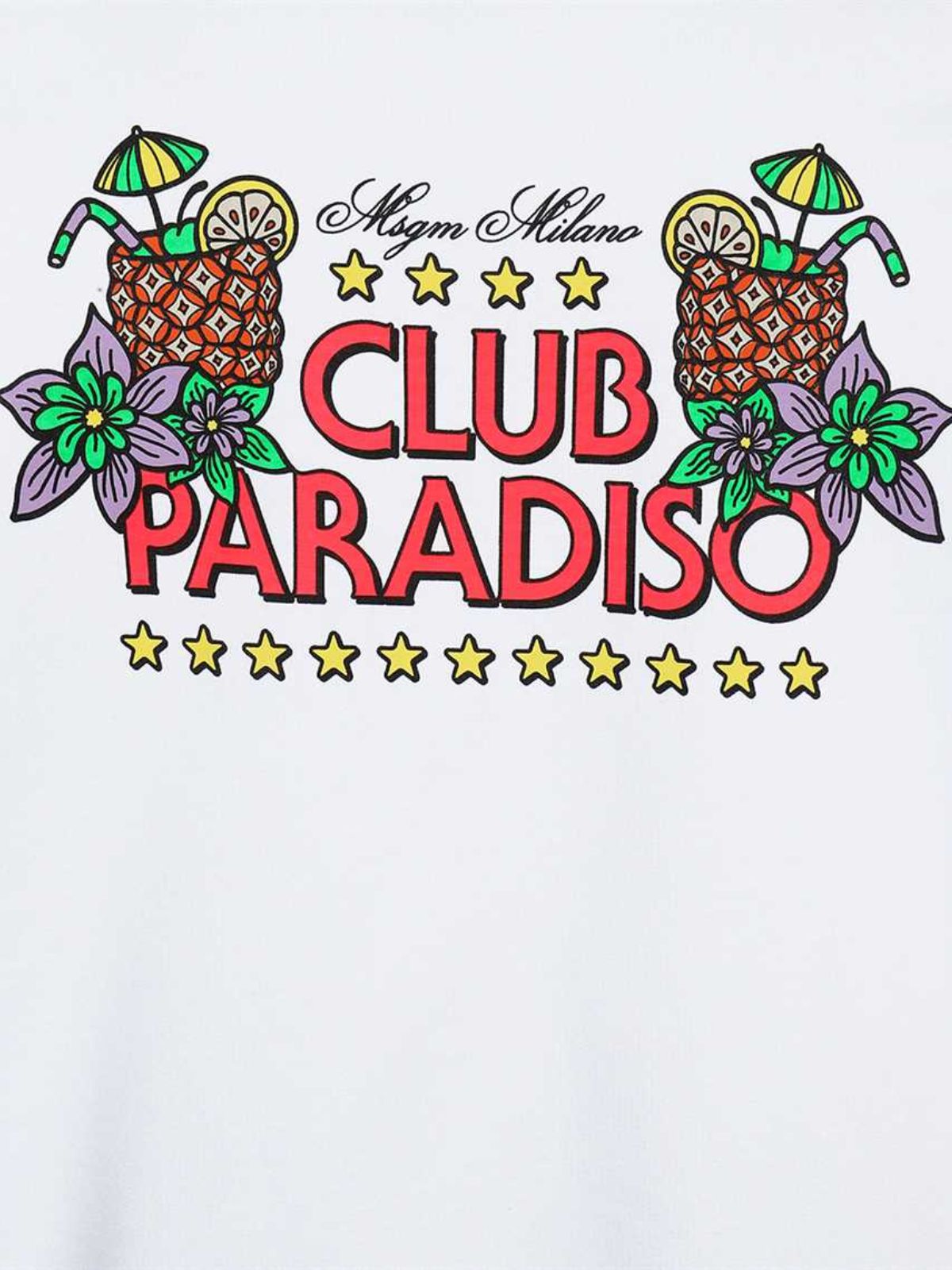 Msgm Sweater Club Paradiso White - 3