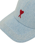 Ami Cap Logo Bleached Blue - 3