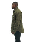 Capone Overshirt Buttoned Up Green