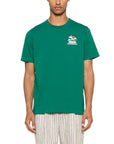 Casablanca T-Shirt Montagne Ondulee Green
