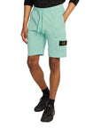 Stone Island Shorts Logo Light Green