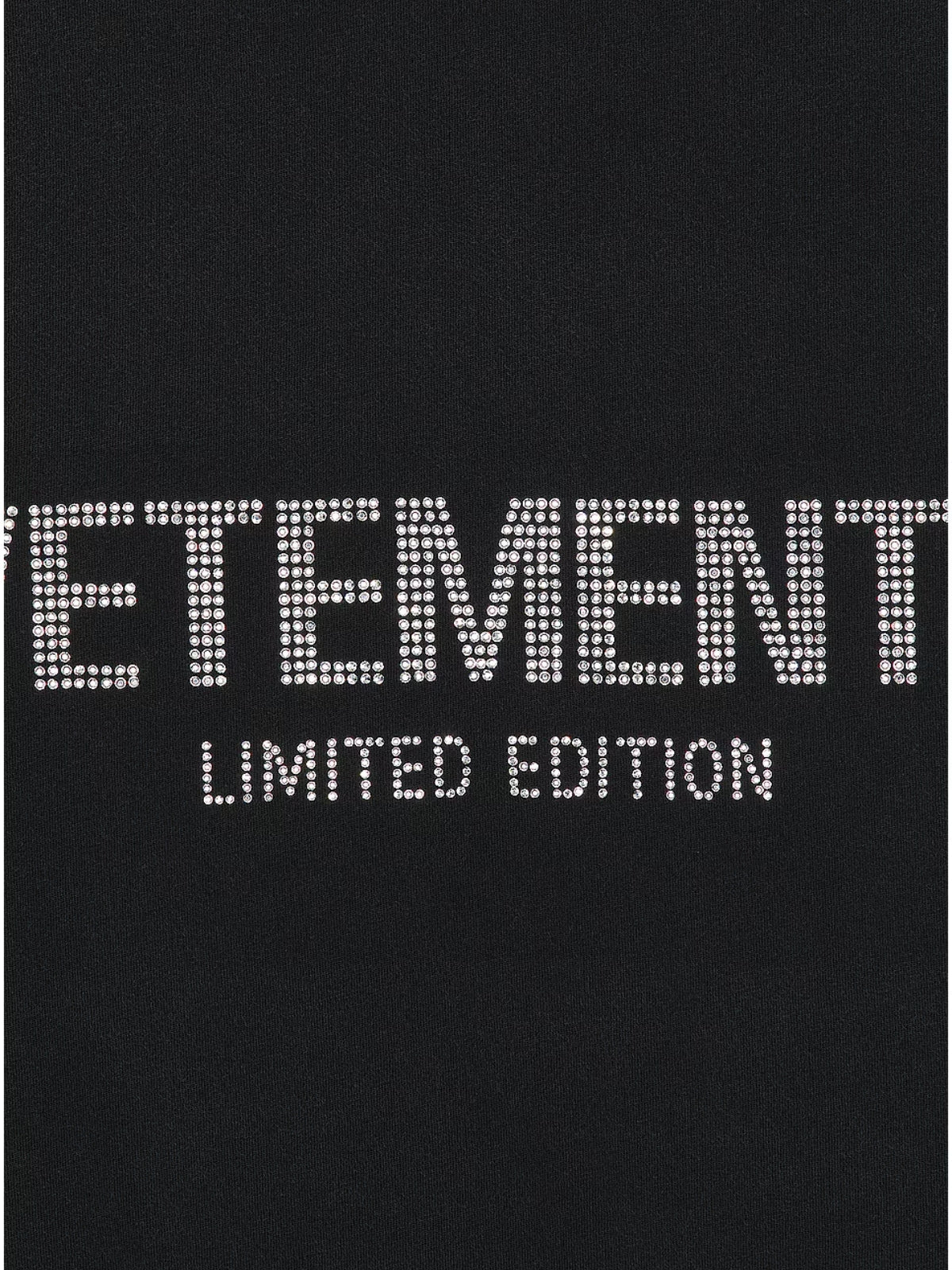 Vetements T-Shirt Logo Limited Black - 3