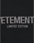 Vetements T-Shirt Logo Limited Black - 3