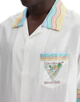 Casablanca Shirt Cuban Collar Maison De Reve White