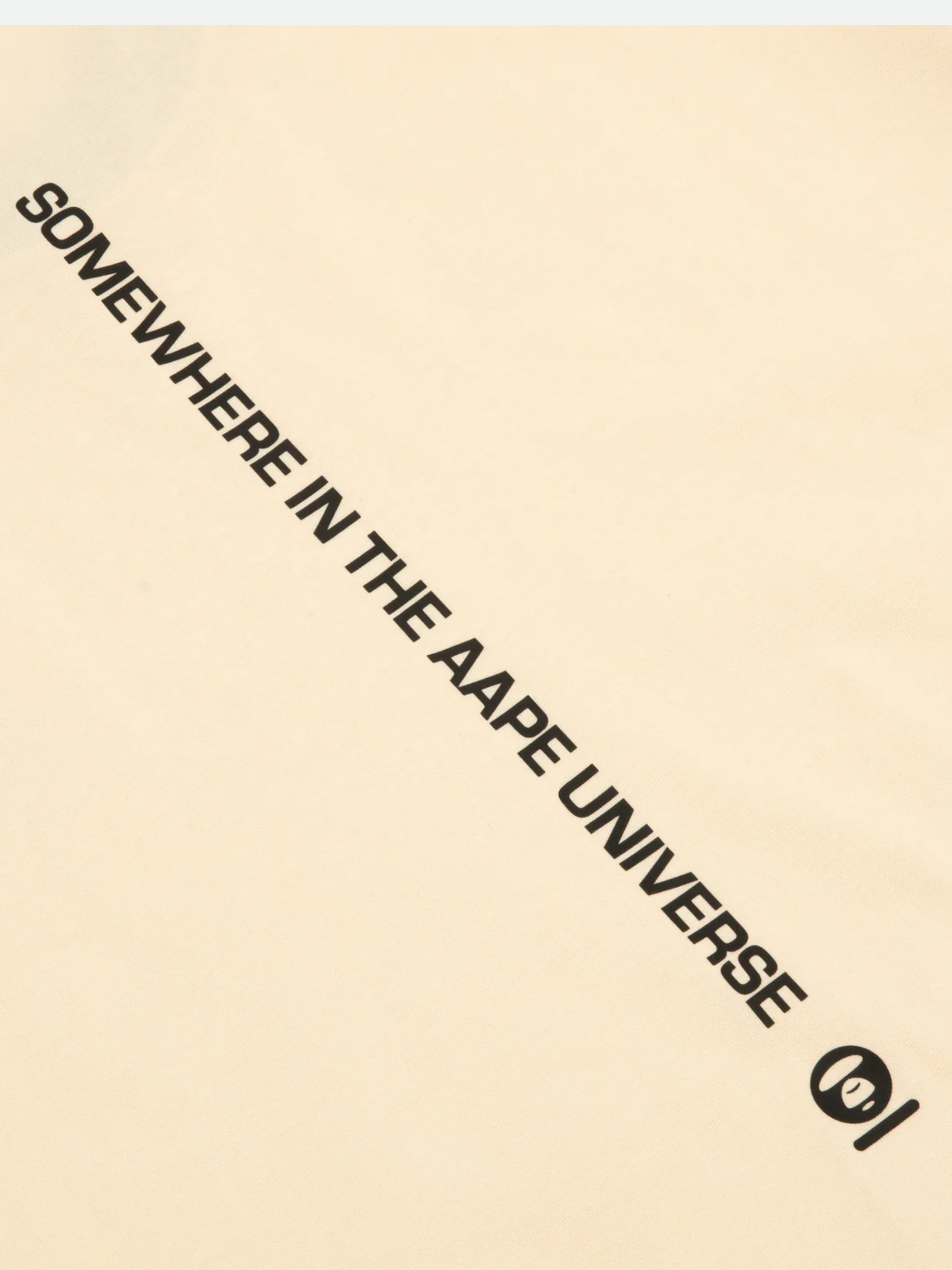 Aape T-Shirt Logo Ivory-Beige-AL Capone Premium
