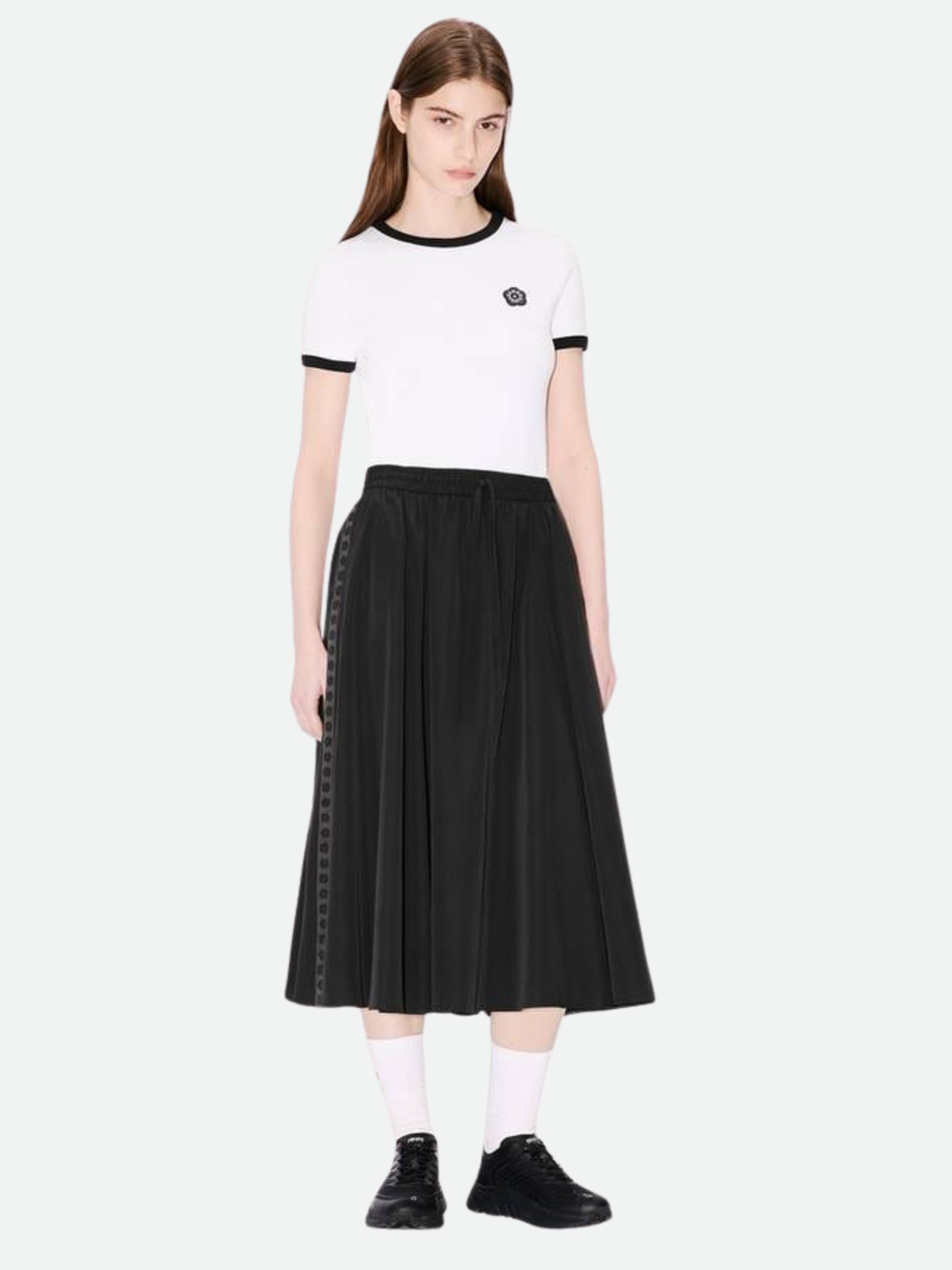 Kenzo Skirt Boke Flower 2.0 Midi Black-AL Capone Premium
