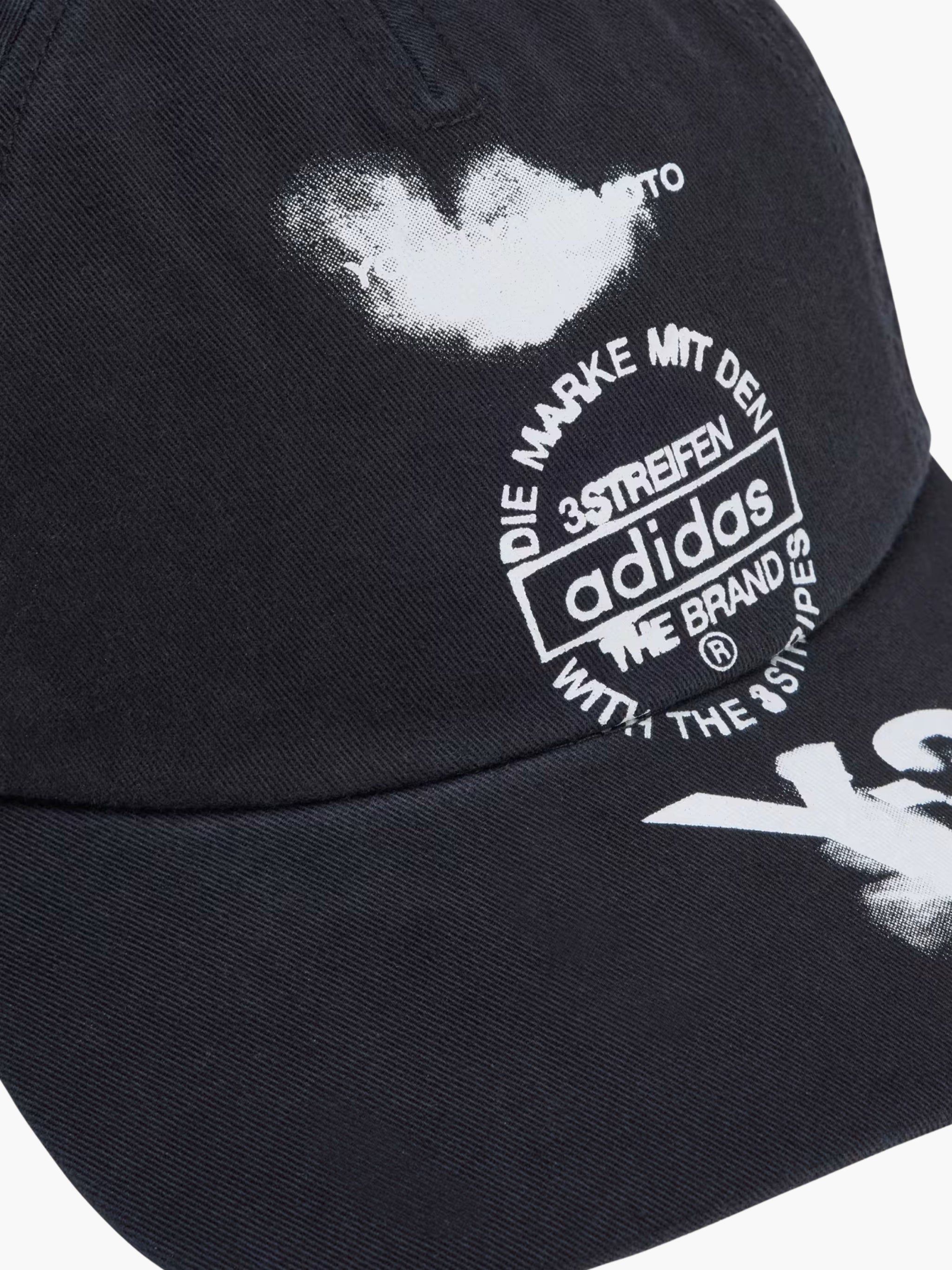 Y-3 Cap Graphic Print Black - AL Capone Premium
