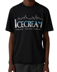 Ice-Cream T-Shirt Cityscape Black