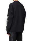 Y-3 Sweater Logo Half Zip Black - 2