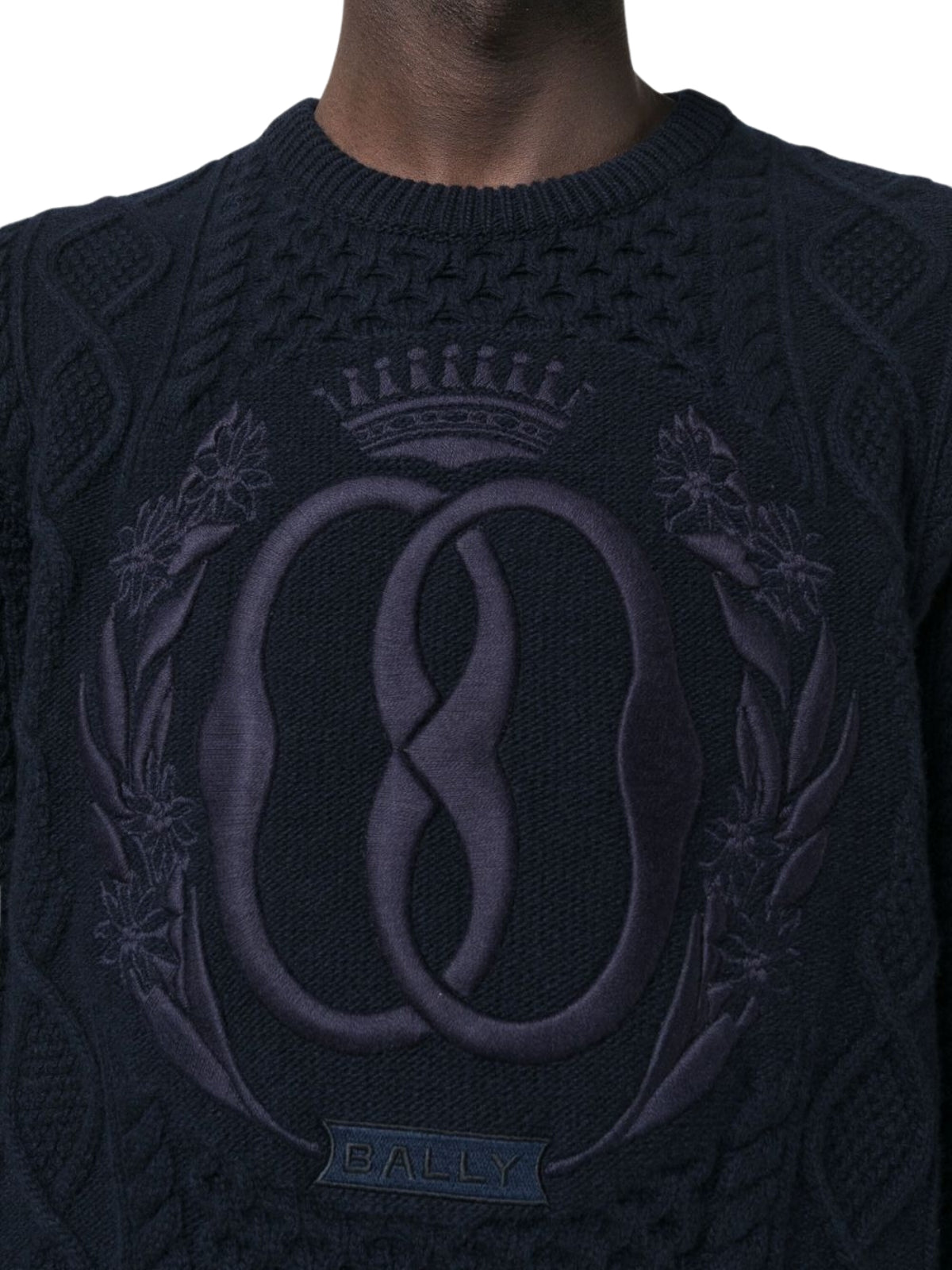 Bally Sweater Front Logo Black - 3