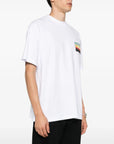 Msgm T-Shirt Block Logo White