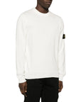 Stone Island Sweater Sleeve Logo White