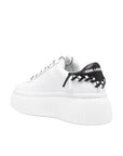 Karl Lagerfeld Sneaker Ladies Kreeper Whipstitch White-Black