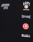 Aape T-Shirt Multiple Logos Black