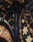 Drole De Monsieur Jacket Fleece Paisley Pattern Multi Colour