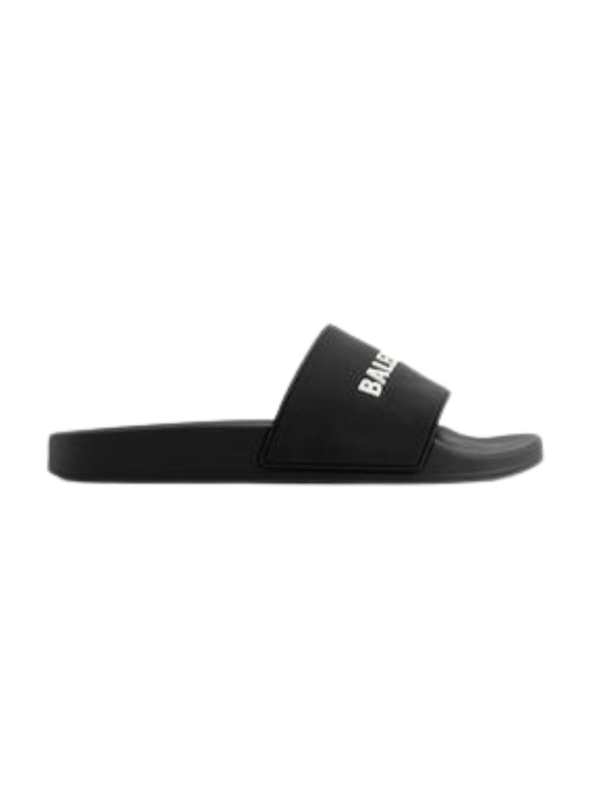 Balenciaga Slide Logo Black - 1