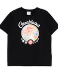 Casablanca T-Shirt Mushroom Emblem Black