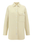 Jil Sander Jacket Button Down Top Pocket Off-White