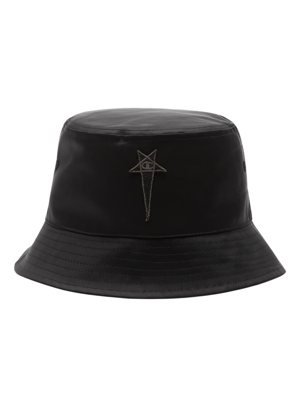 Rick Owens Bucket Hat X Champion Black