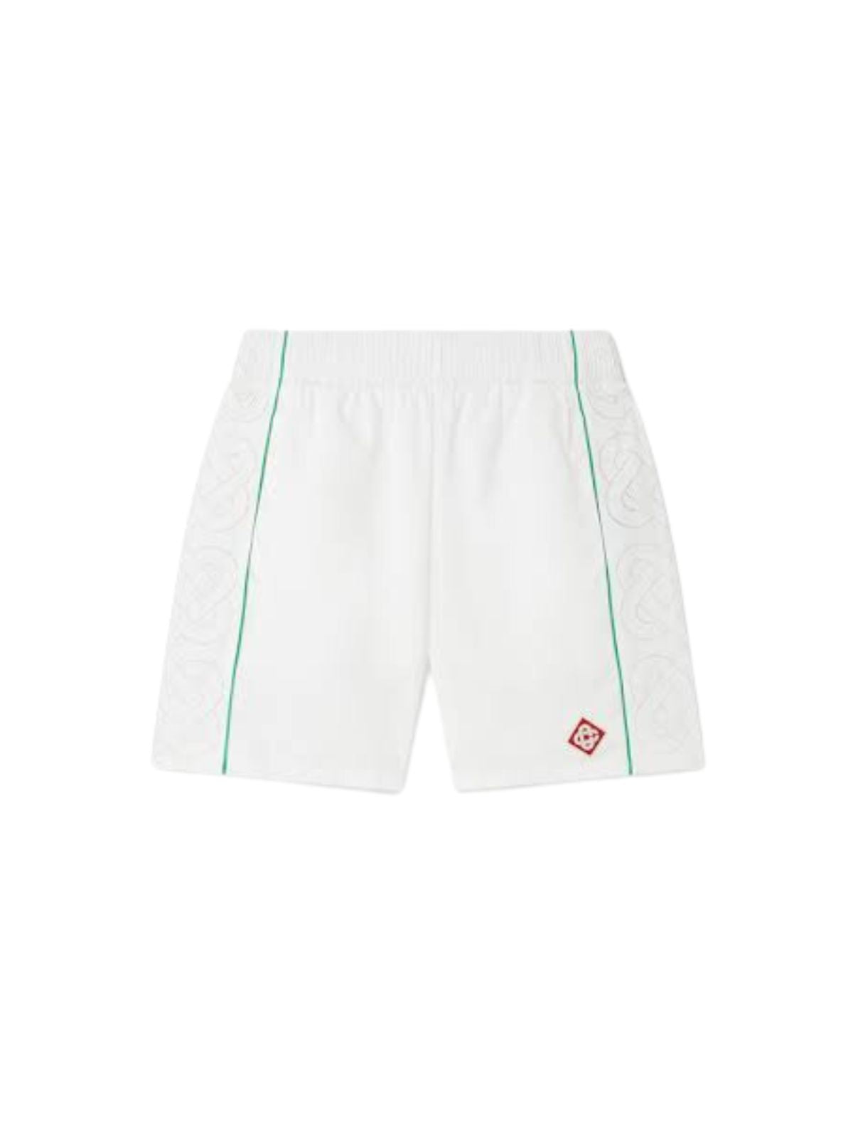 Casablanca Shorts Laser Cut White