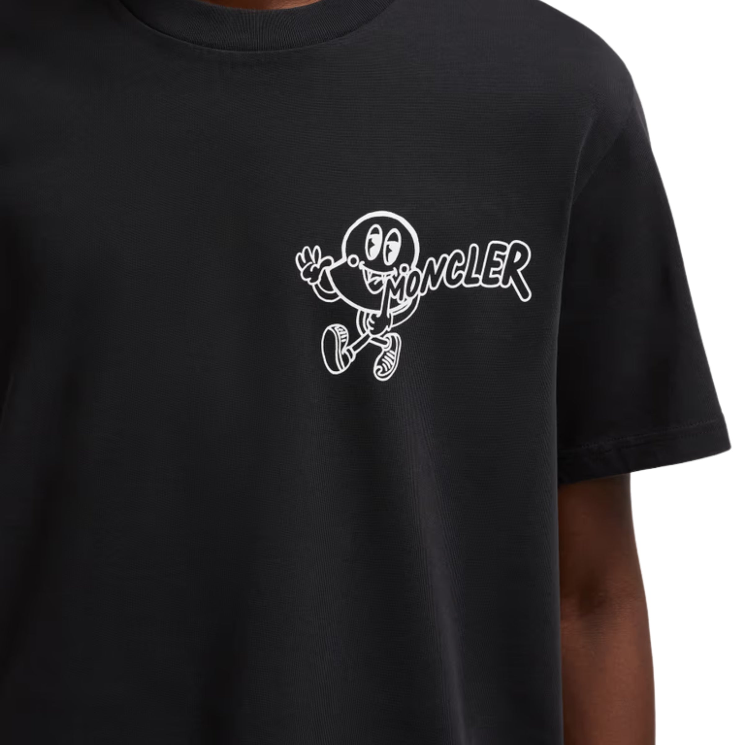 Moncler T-Shirt Logo Black – AL Capone Premium