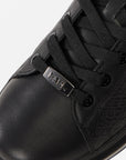 Karl Lagerfeld KL559 Kapri Emboss Repeat Lo Lace Black Leather/Mono