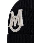 Moncler Beanie Logo Black