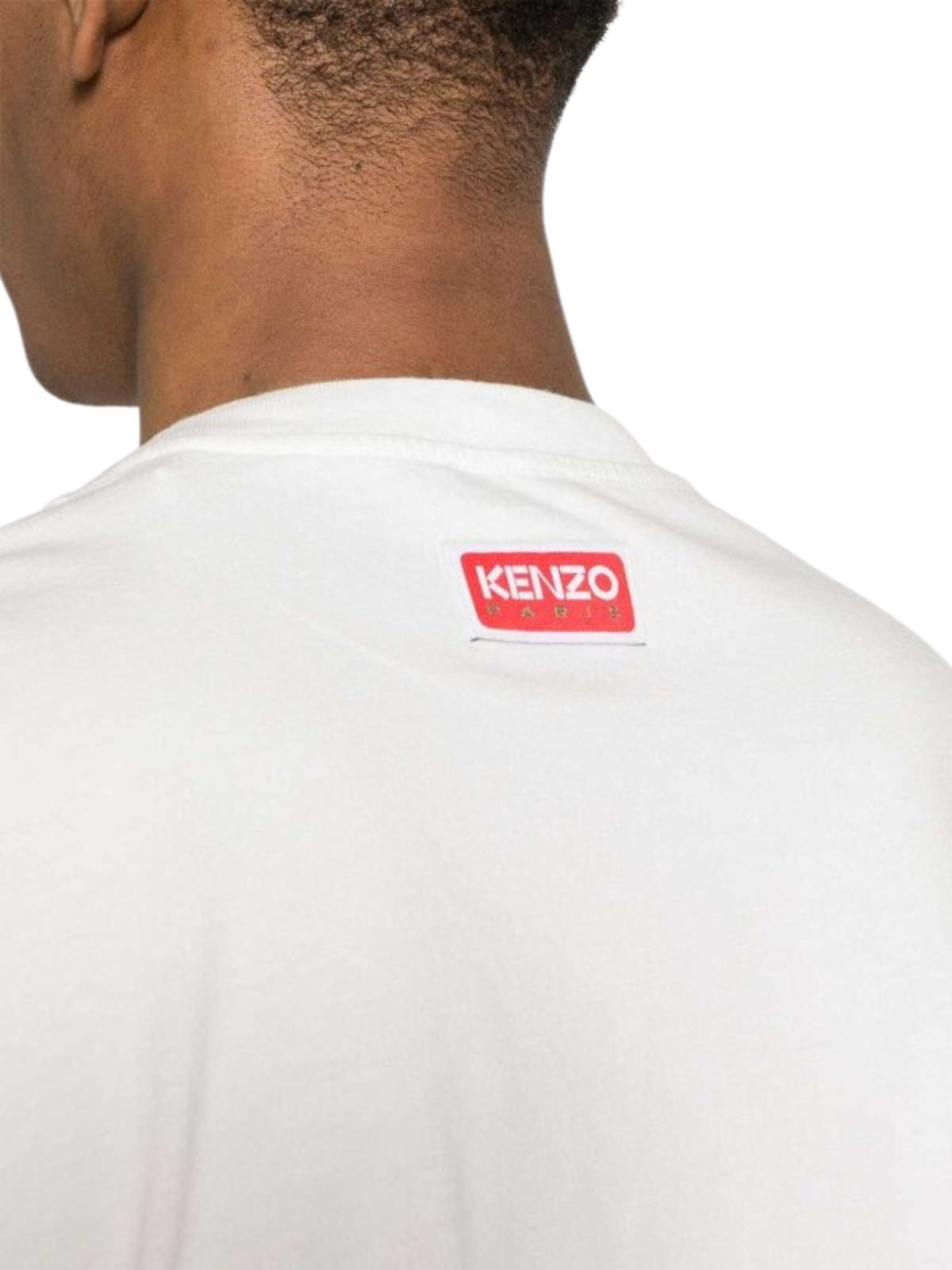 Kenzo T-Shirt Tiger Logo White