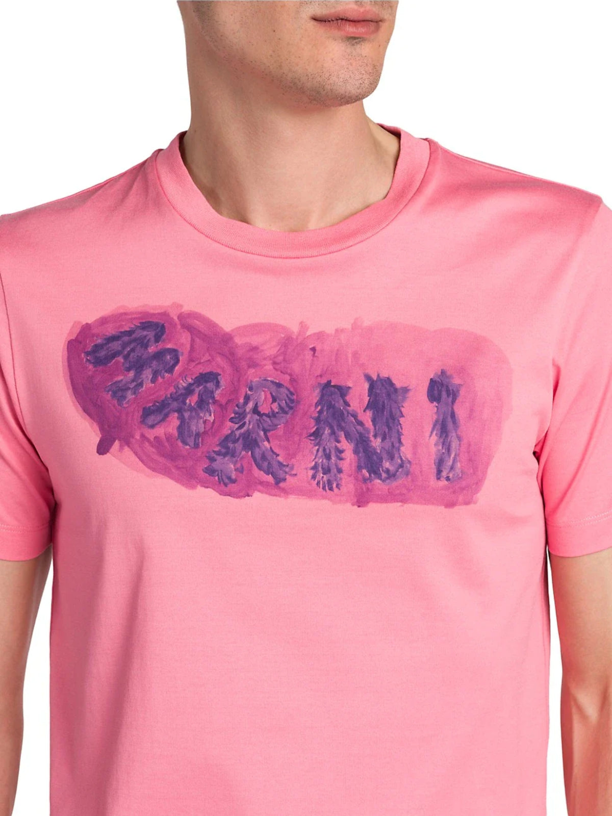 Marni T-Shirt Logo Rust Pink