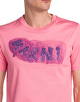 Marni T-Shirt Logo Rust Pink