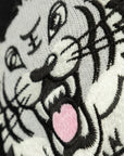 Kenzo Sweater Relaxed Tiger On Logo Black-White