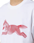 Icecream Halfton Running Dog T-Shirt White